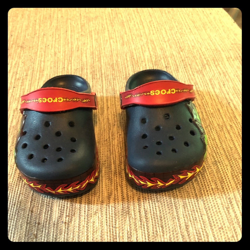 Navy Blue light up Crocs